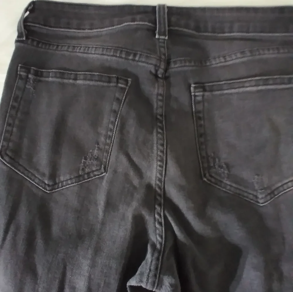 L'Agence black distressed denim  jeans - Picture 6 of 10